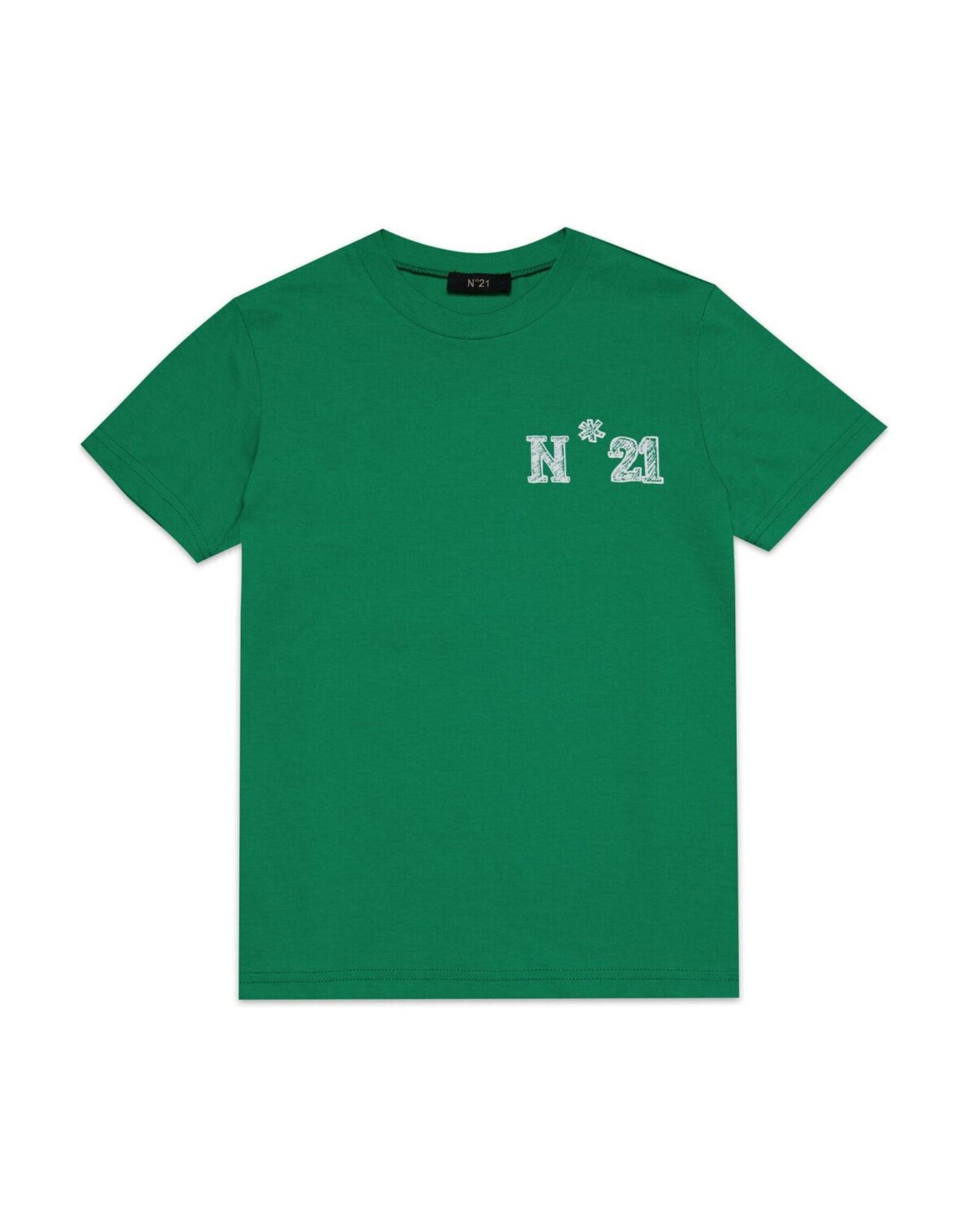 N°21 T-shirts Kinder Vert Émeraude von N°21