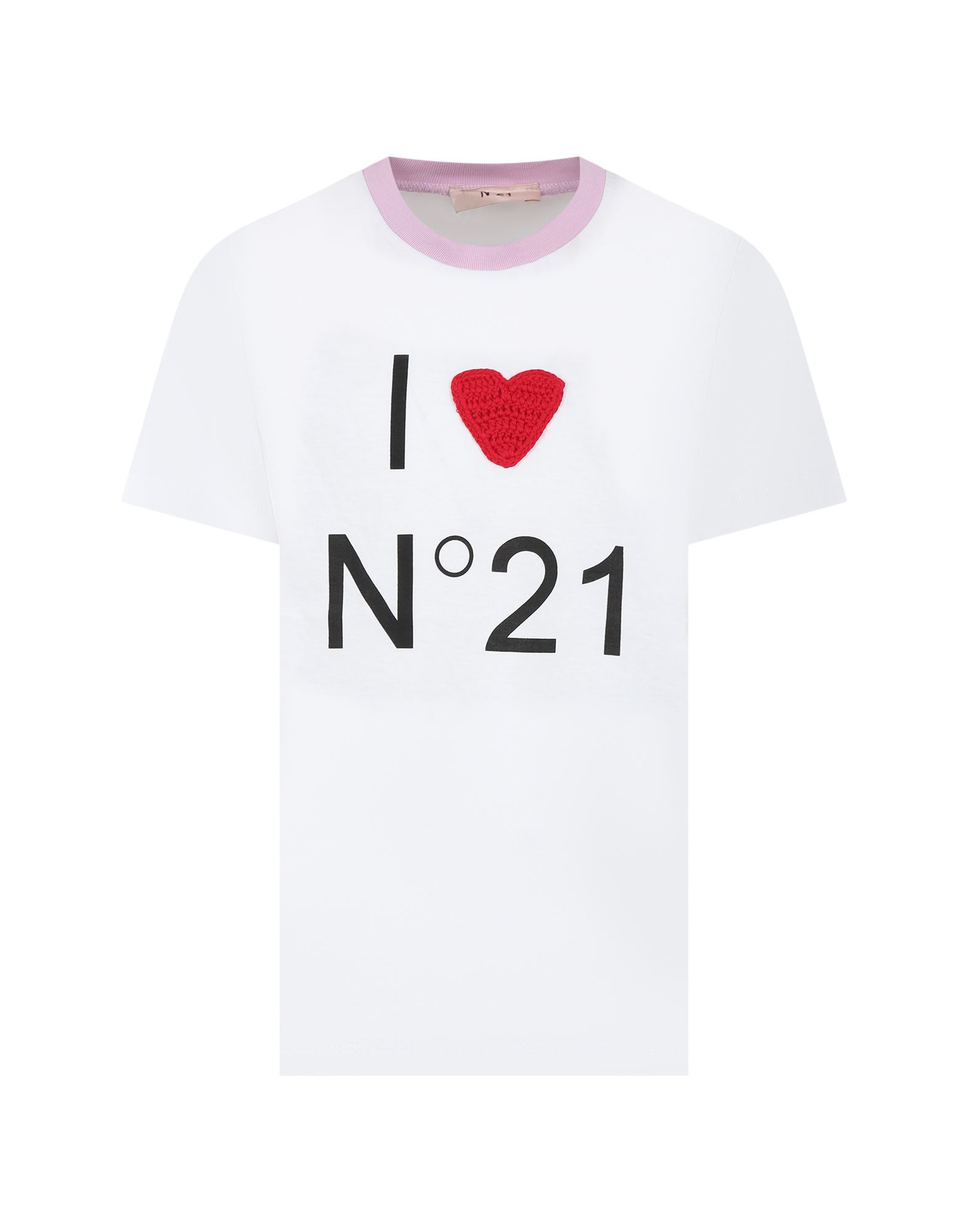 N°21 T-shirts Unisex Weiß von N°21