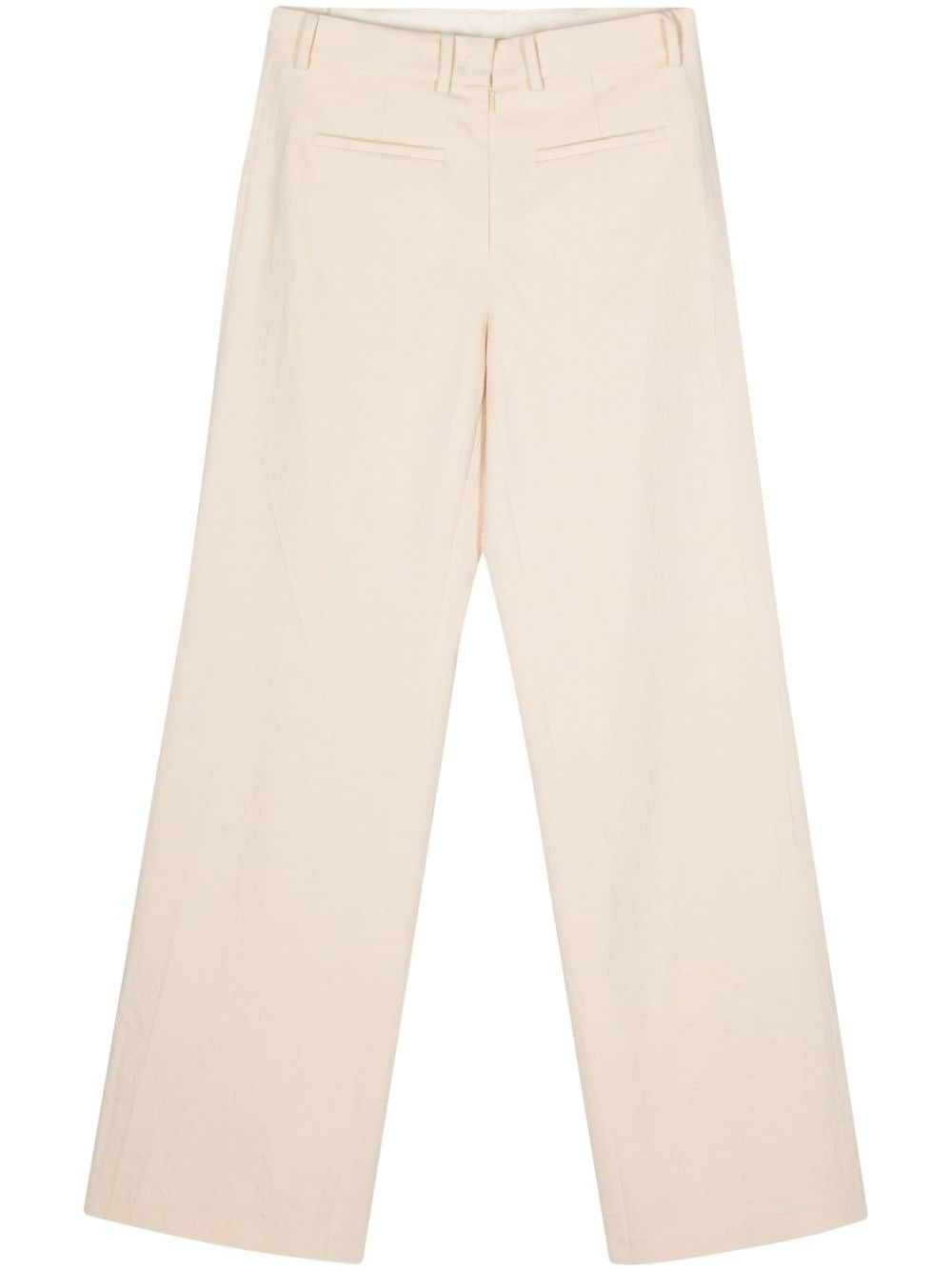 Nº21 Tief sitzende Wide-Leg-Hose - Nude von Nº21