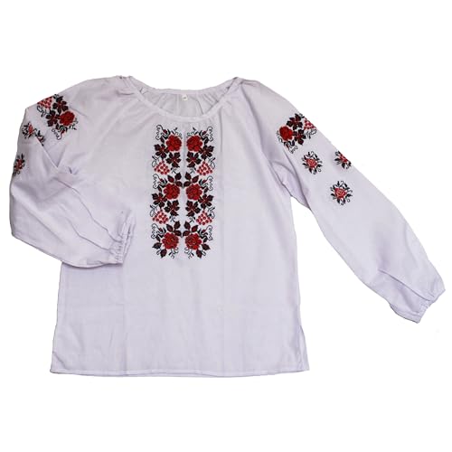 Fashion Damen Bekleidung ukrainische gestickte Damen Bluse Vyshyvanka Frauentracht traditioneller ethnischer Stil Größe M von N_FROMM