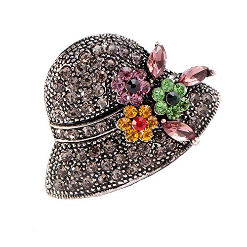 Strass Brosche Pins für Frauen Hut Schmuck Brosche Pins kreativ und nützlich von N-K