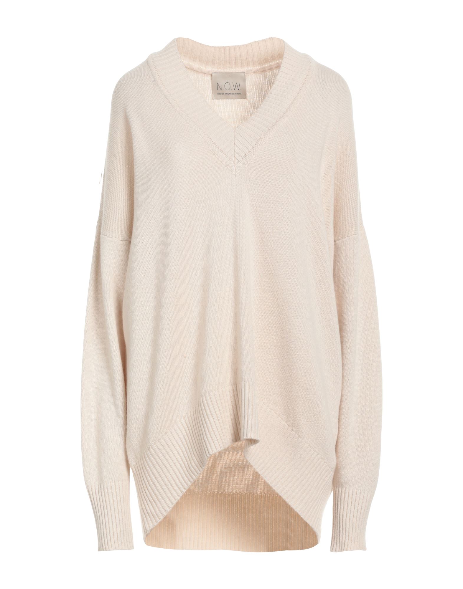 N.O.W. ANDREA ROSATI CASHMERE Pullover Damen Beige von N.O.W. ANDREA ROSATI CASHMERE