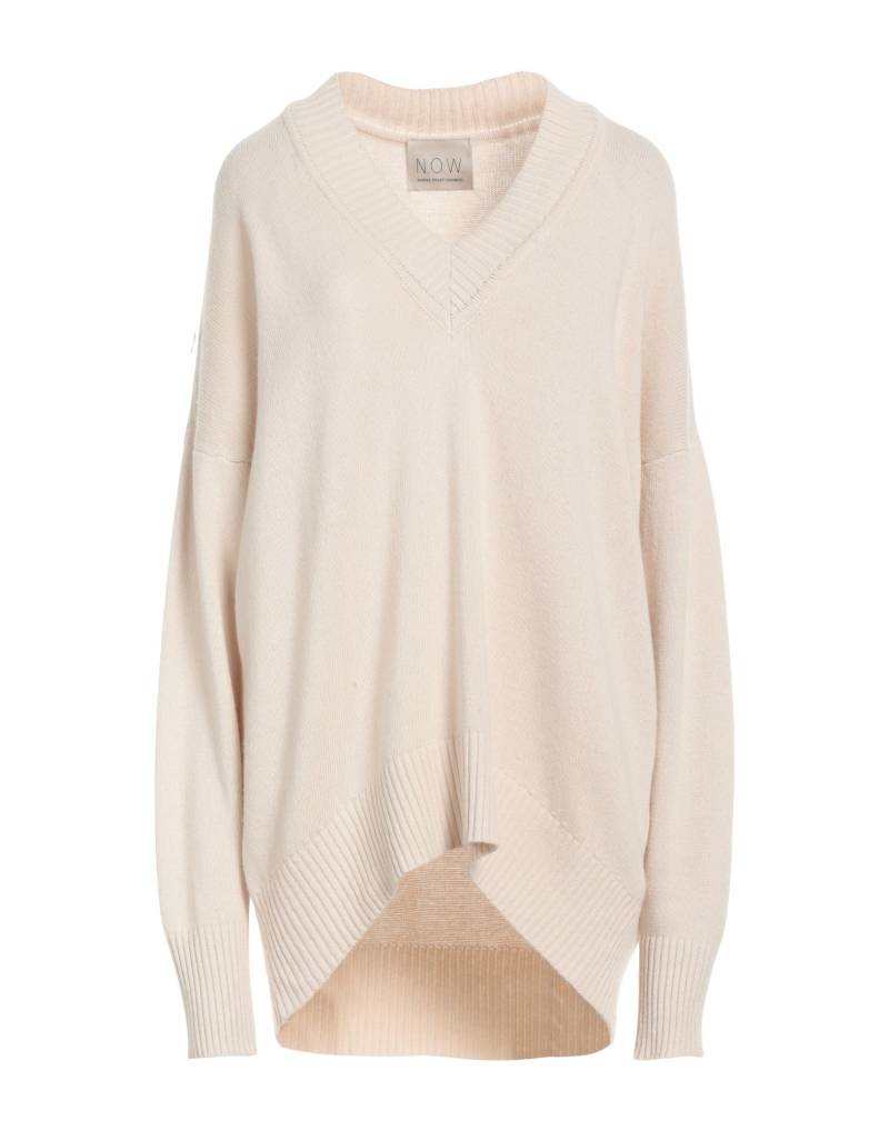 N.O.W. ANDREA ROSATI CASHMERE Pullover Damen Beige von N.O.W. ANDREA ROSATI CASHMERE