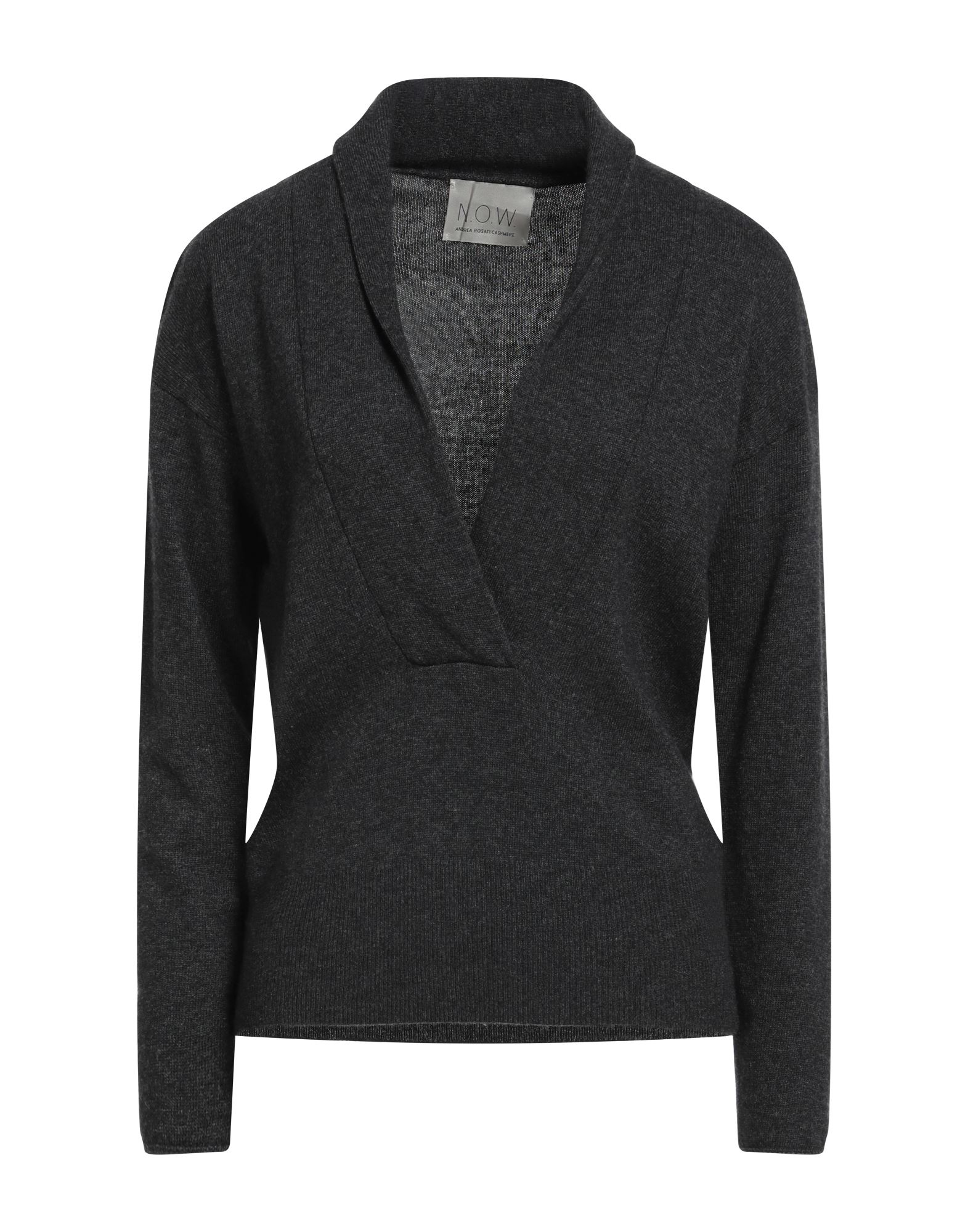 N.O.W. ANDREA ROSATI CASHMERE Pullover Damen Braungrau von N.O.W. ANDREA ROSATI CASHMERE