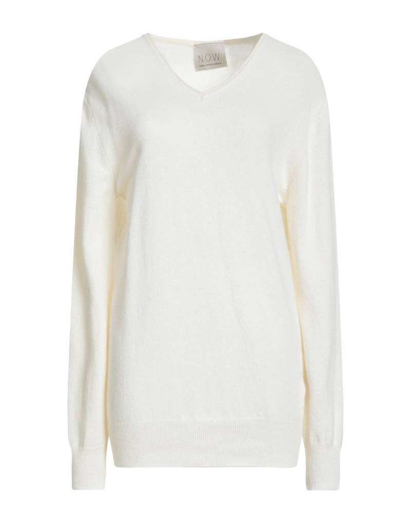 N.O.W. ANDREA ROSATI CASHMERE Pullover Damen Elfenbein von N.O.W. ANDREA ROSATI CASHMERE