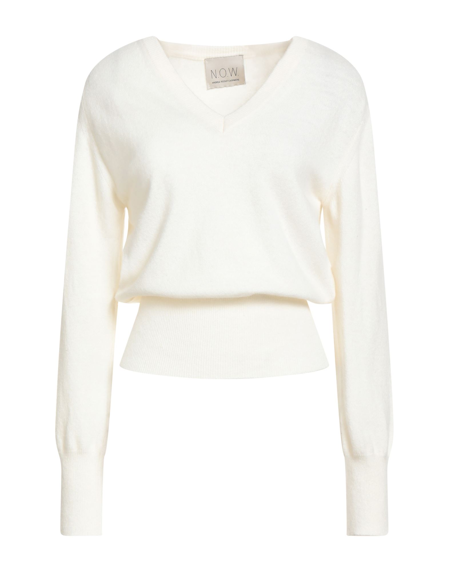 N.O.W. ANDREA ROSATI CASHMERE Pullover Damen Elfenbein von N.O.W. ANDREA ROSATI CASHMERE