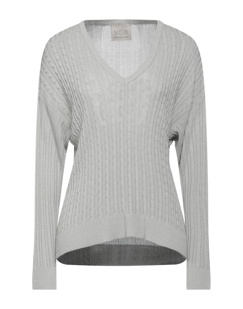 N.O.W. ANDREA ROSATI CASHMERE Pullover Damen Hellgrau von N.O.W. ANDREA ROSATI CASHMERE