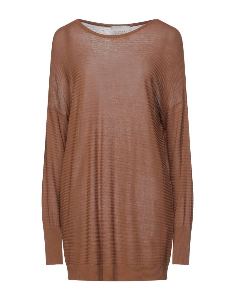 N.O.W. ANDREA ROSATI CASHMERE Pullover Damen Lederfarben von N.O.W. ANDREA ROSATI CASHMERE