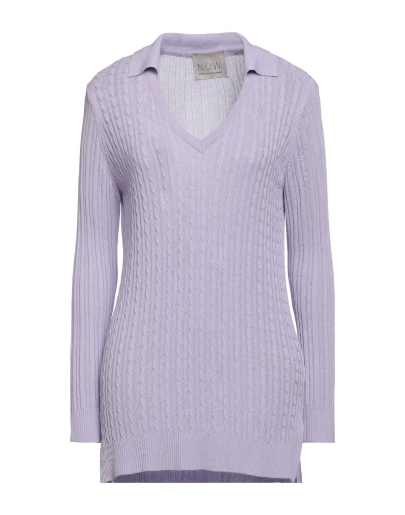 N.O.W. ANDREA ROSATI CASHMERE Pullover Damen Lila von N.O.W. ANDREA ROSATI CASHMERE