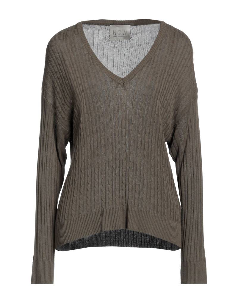 N.O.W. ANDREA ROSATI CASHMERE Pullover Damen Militärgrün von N.O.W. ANDREA ROSATI CASHMERE