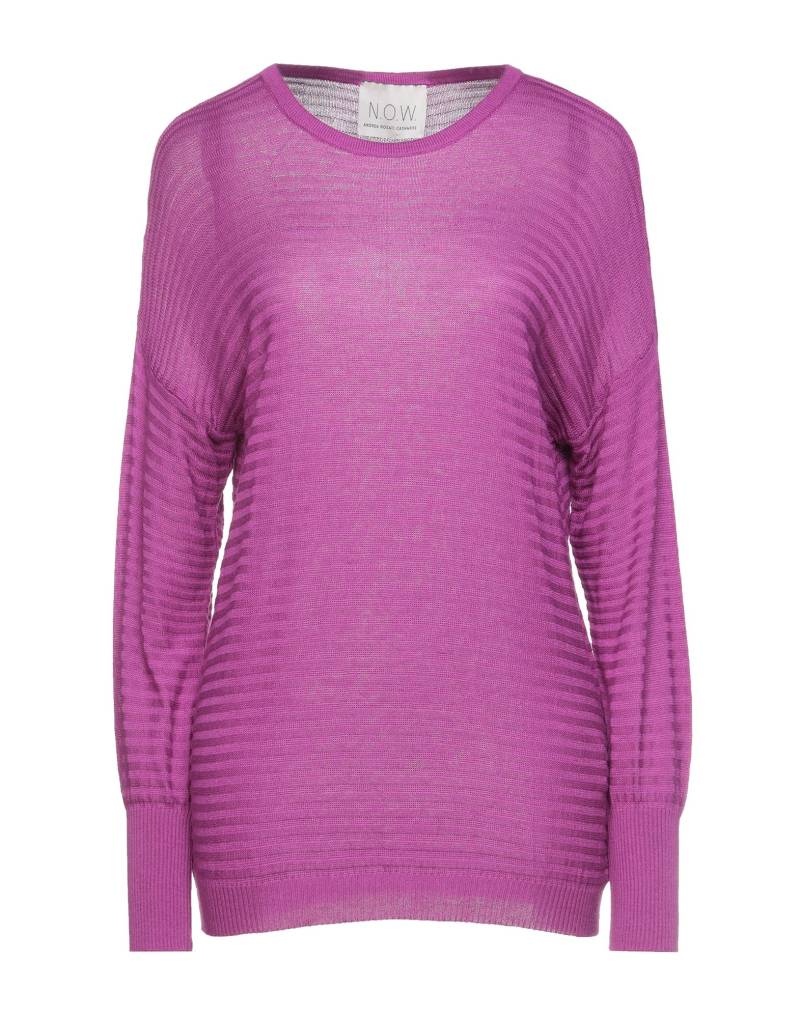 N.O.W. ANDREA ROSATI CASHMERE Pullover Damen Violett von N.O.W. ANDREA ROSATI CASHMERE