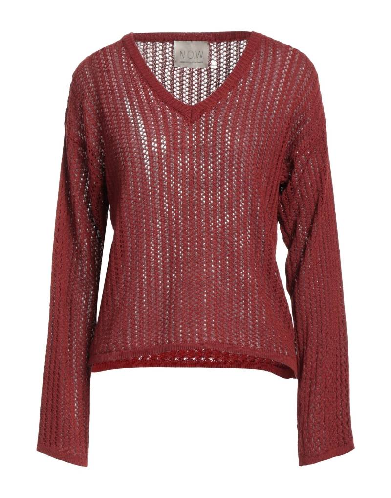 N.O.W. ANDREA ROSATI CASHMERE Pullover Damen Ziegelrot von N.O.W. ANDREA ROSATI CASHMERE
