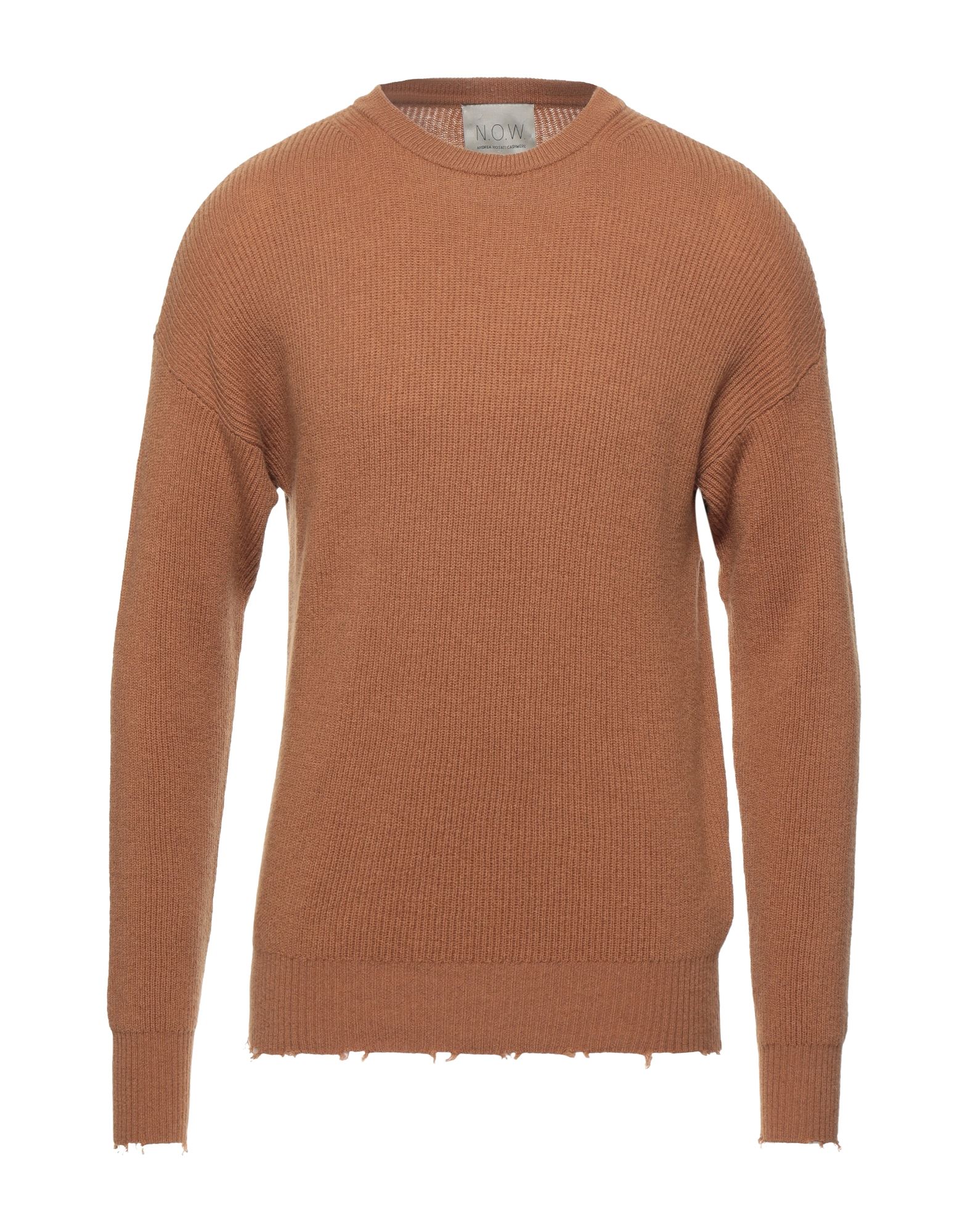 N.O.W. ANDREA ROSATI CASHMERE Pullover Herren Kamel von N.O.W. ANDREA ROSATI CASHMERE