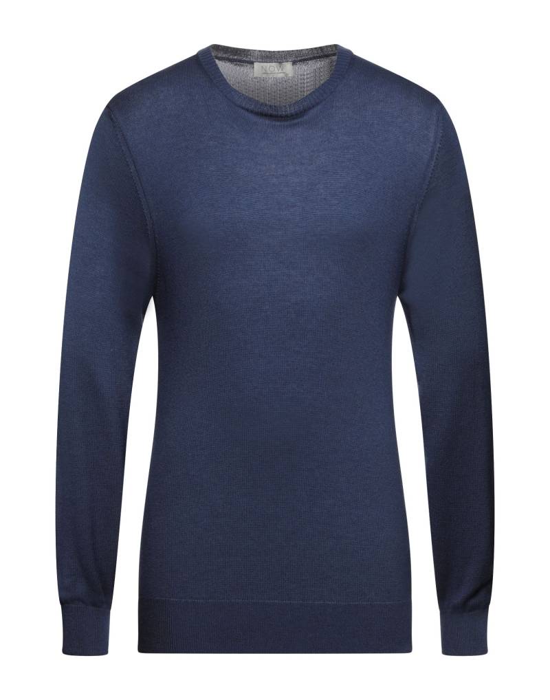 N.O.W. ANDREA ROSATI CASHMERE Pullover Herren Taubenblau von N.O.W. ANDREA ROSATI CASHMERE