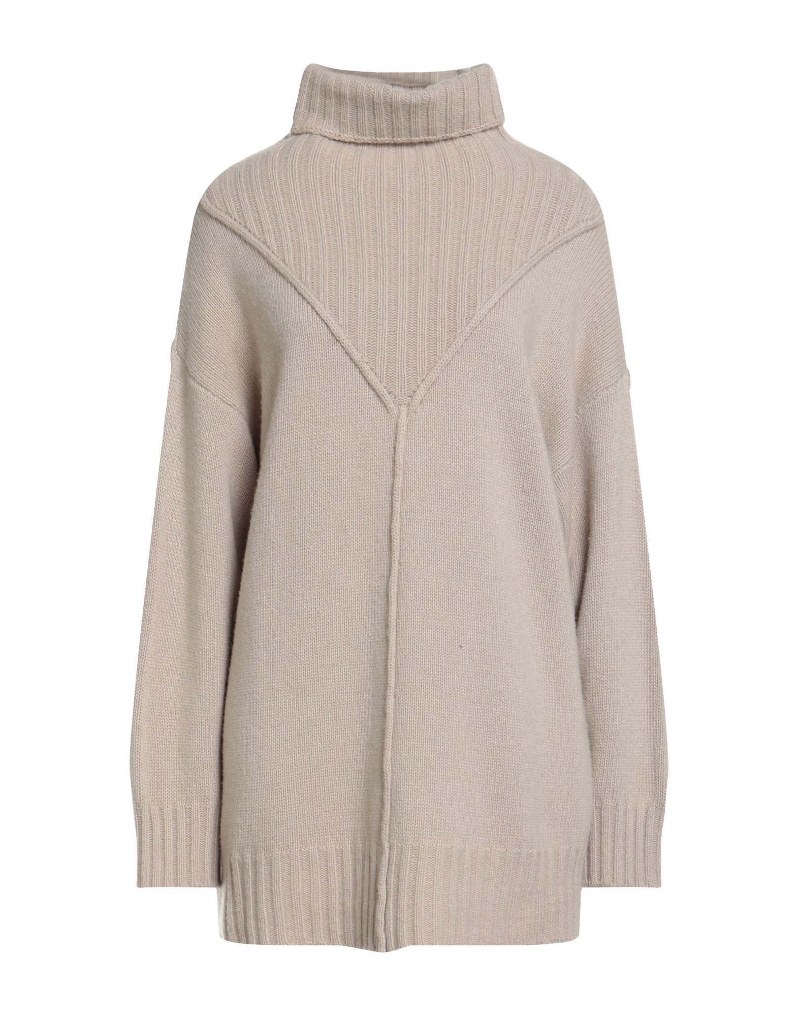 N.O.W. ANDREA ROSATI CASHMERE Rollkragenpullover Damen Beige von N.O.W. ANDREA ROSATI CASHMERE