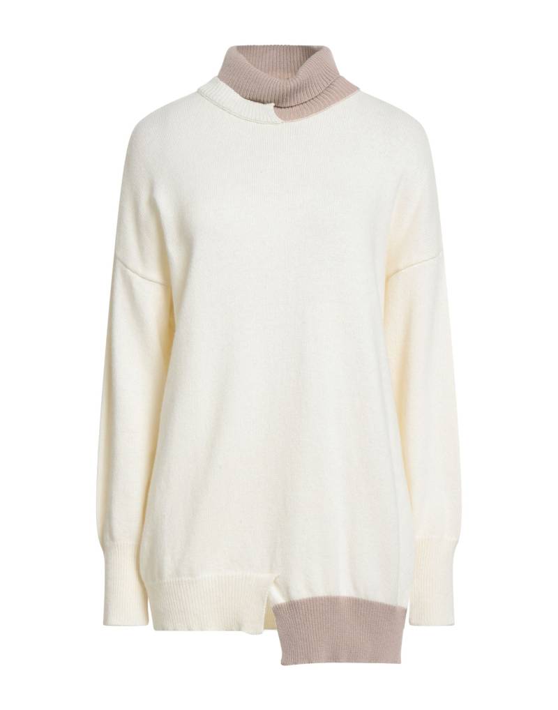 N.O.W. ANDREA ROSATI CASHMERE Rollkragenpullover Damen Cremeweiß von N.O.W. ANDREA ROSATI CASHMERE