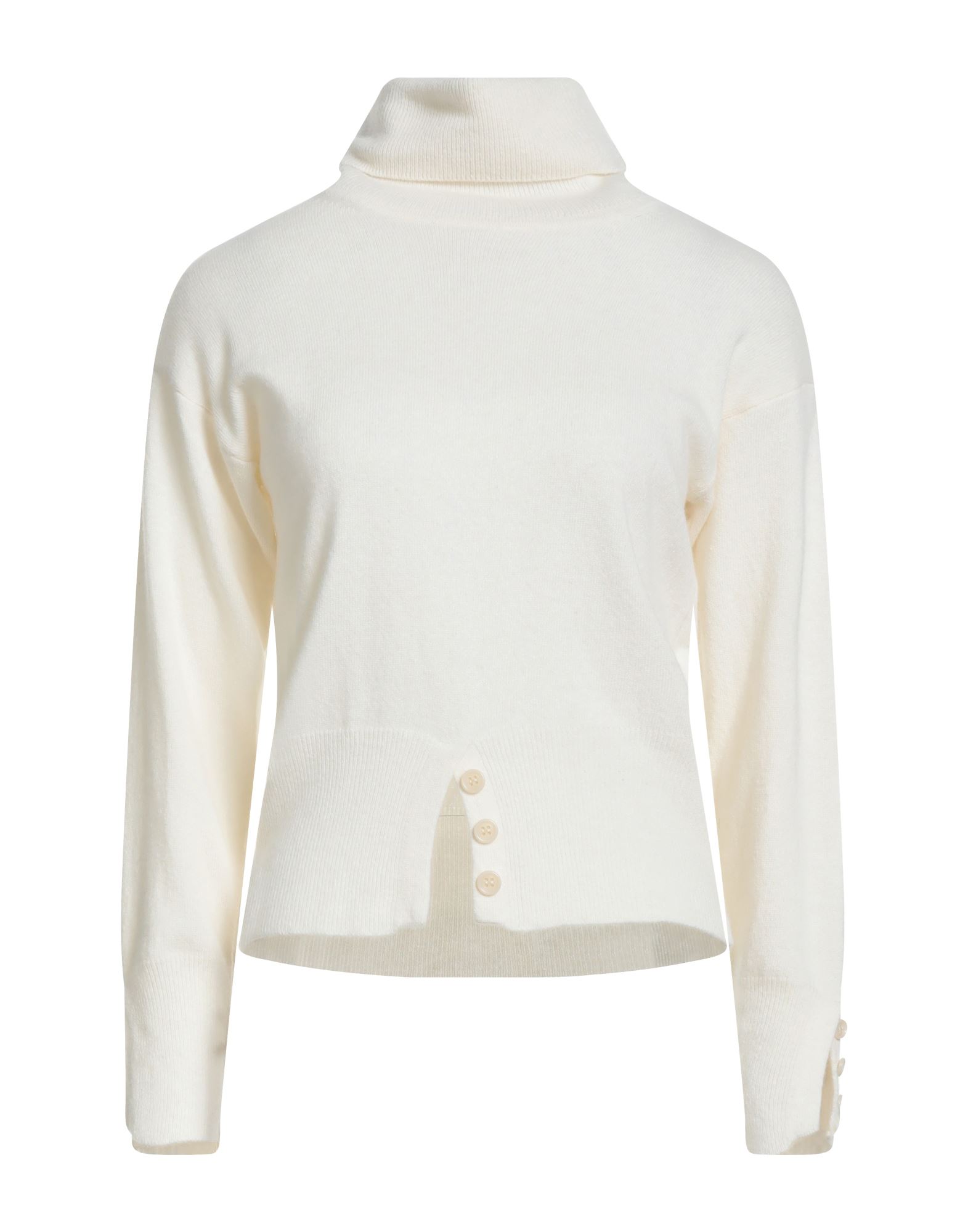 N.O.W. ANDREA ROSATI CASHMERE Rollkragenpullover Damen Elfenbein von N.O.W. ANDREA ROSATI CASHMERE
