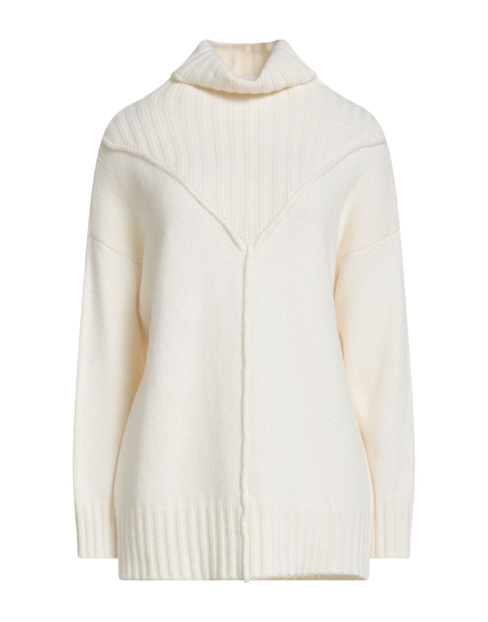 N.O.W. ANDREA ROSATI CASHMERE Rollkragenpullover Damen Elfenbein von N.O.W. ANDREA ROSATI CASHMERE