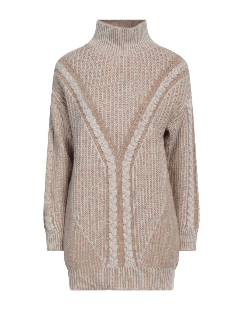 N.O.W. ANDREA ROSATI CASHMERE Rollkragenpullover Damen Hellbraun von N.O.W. ANDREA ROSATI CASHMERE