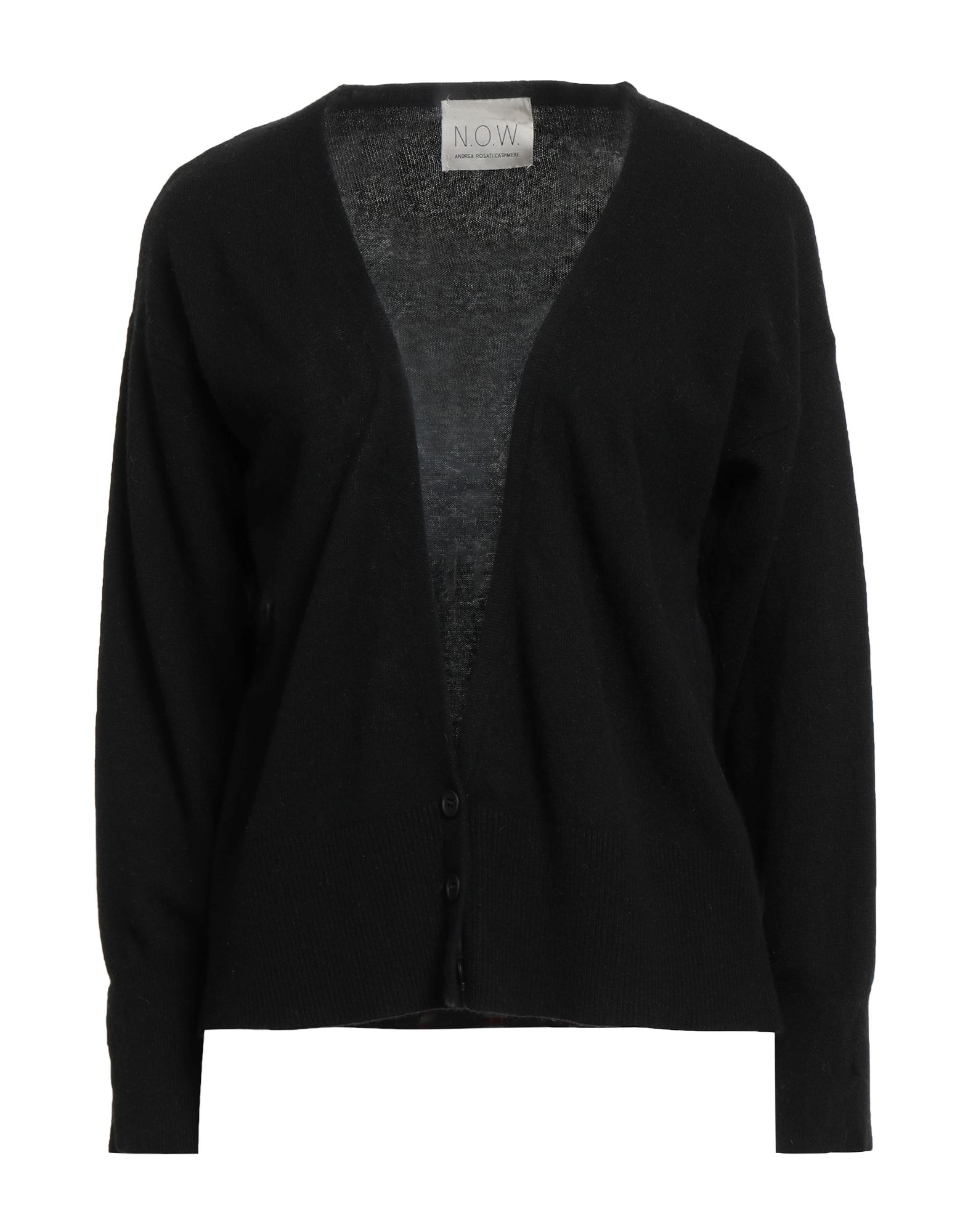 N.O.W. ANDREA ROSATI CASHMERE Strickjacke Damen Schwarz von N.O.W. ANDREA ROSATI CASHMERE