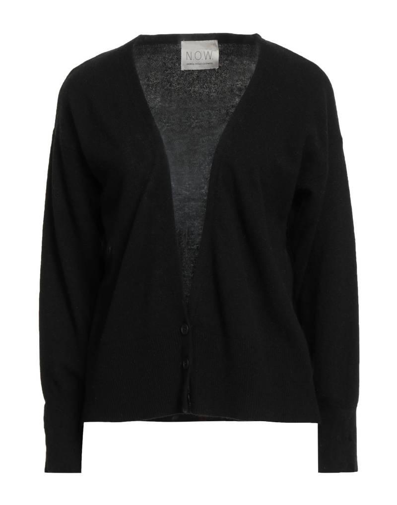 N.O.W. ANDREA ROSATI CASHMERE Strickjacke Damen Schwarz von N.O.W. ANDREA ROSATI CASHMERE