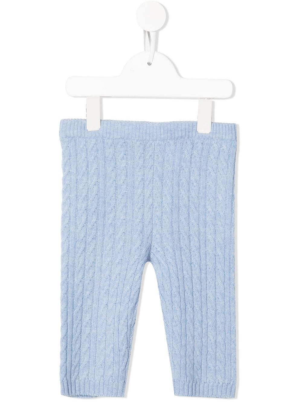 N.PEAL KIDS Leggings mit Zopfmuster - Blau von N.PEAL KIDS