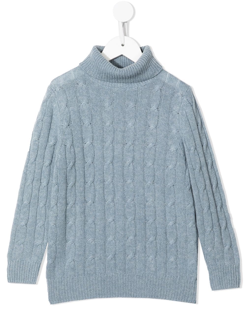 N.PEAL KIDS Rollkragenpullover aus Bio-Kaschmir - Blau von N.PEAL KIDS