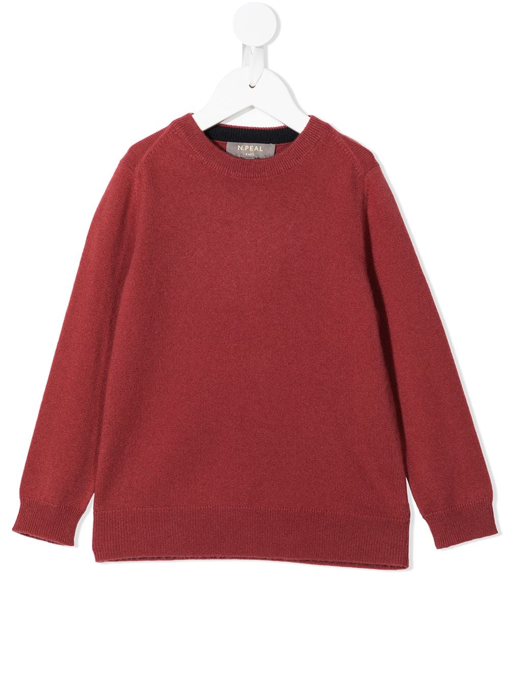 N.PEAL KIDS Sweatshirt aus Bio-Kaschmir - Rot von N.PEAL KIDS