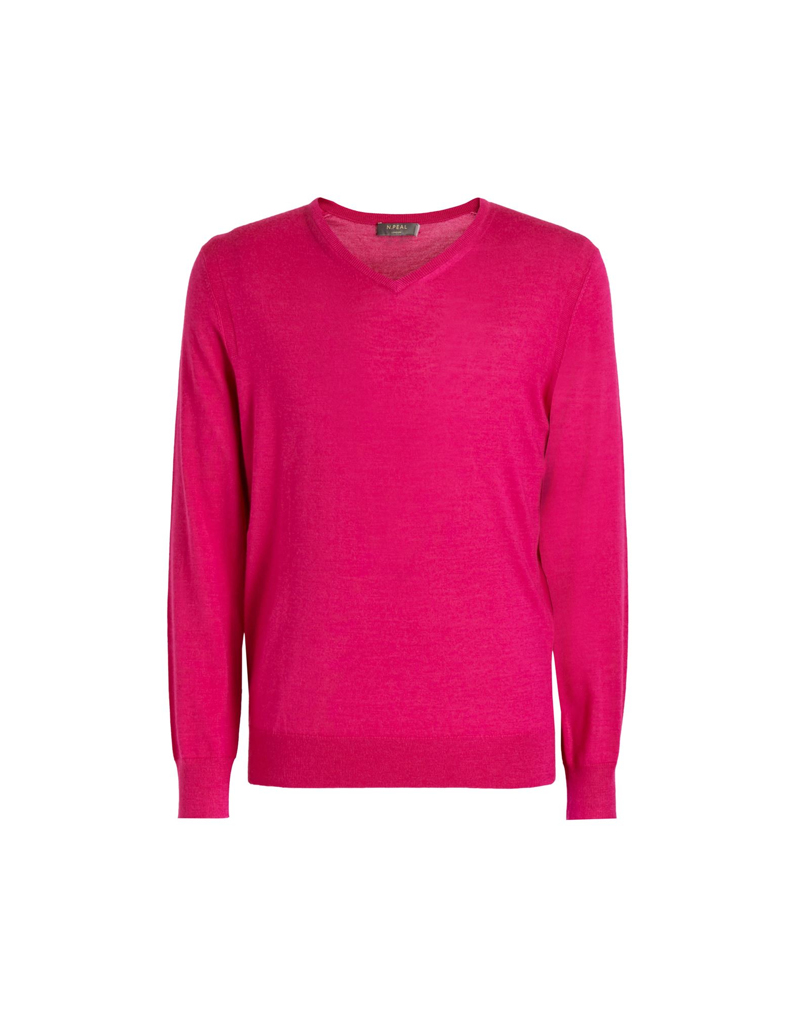 N.PEAL Pullover Herren Fuchsia von N.PEAL