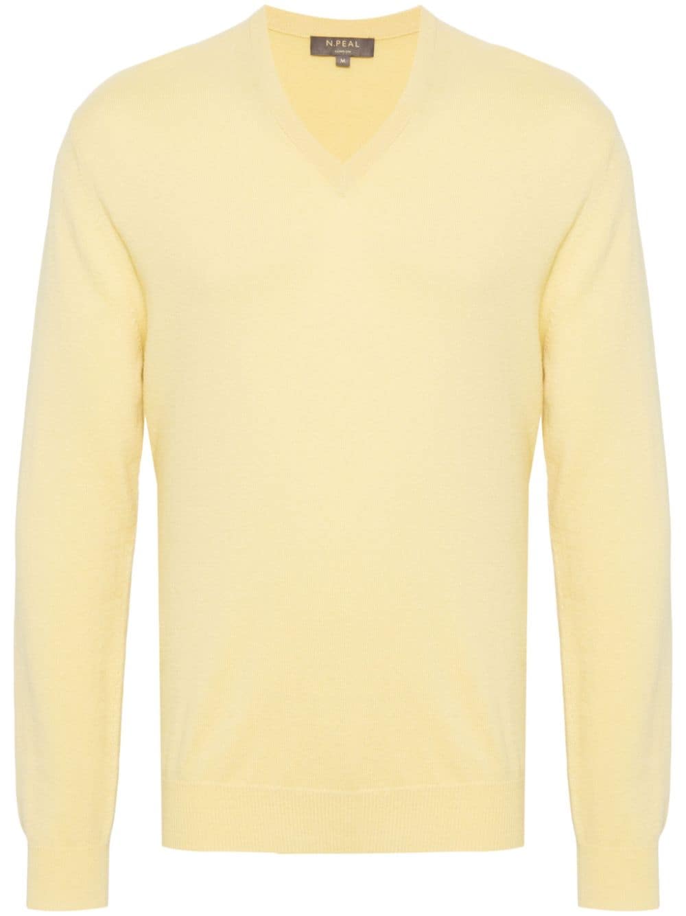 N.Peal Burlington Pullover aus Bio-Kaschmir - Gelb von N.Peal