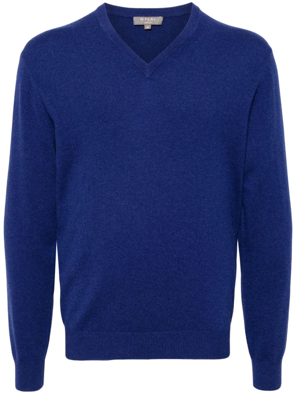 N.Peal Burlington Pullover mit V-Ausschnitt - Blau von N.Peal