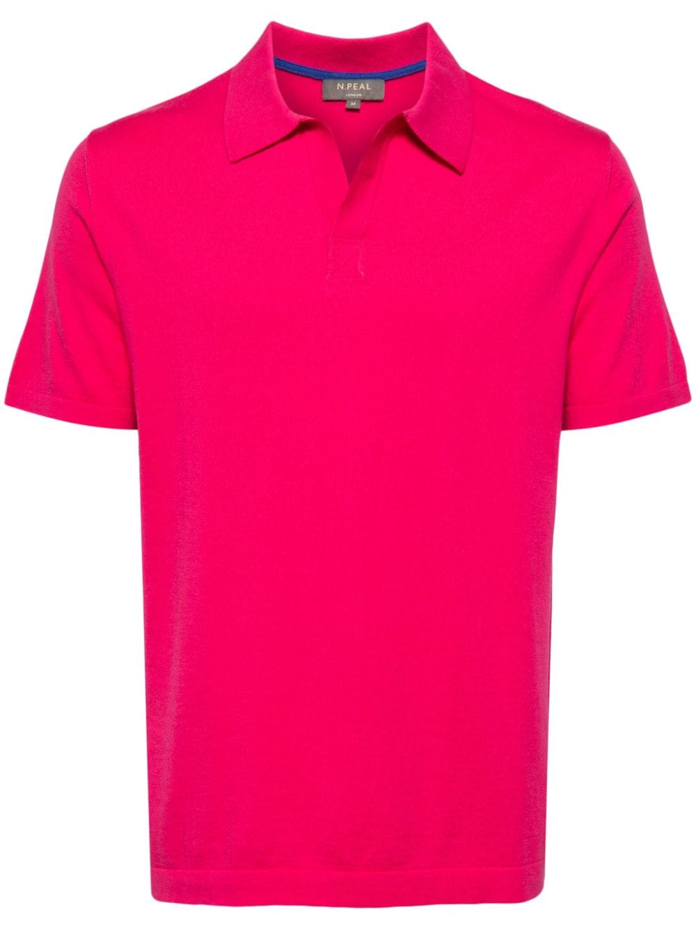 N.Peal Fein gestricktes Poloshirt - Rosa von N.Peal