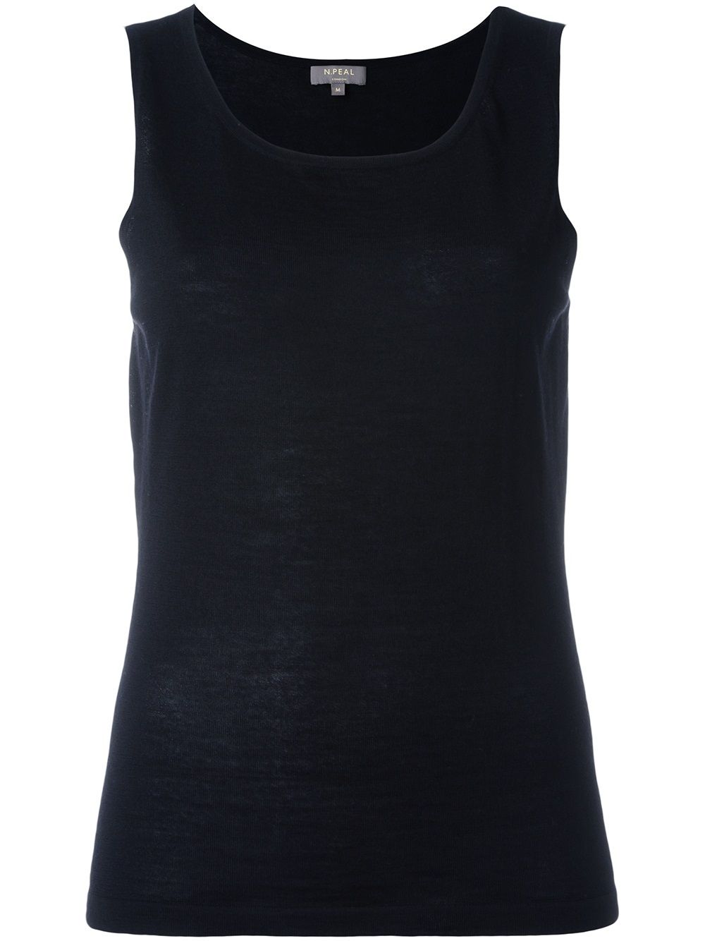 N.Peal Feines Tanktop - Schwarz von N.Peal