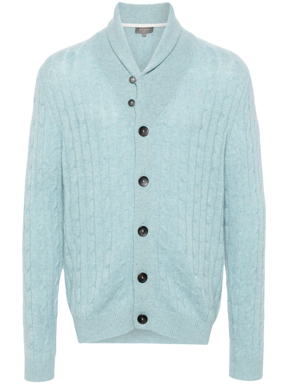 N.Peal Garick Cardigan aus Bio-Kaschmir - Blau von N.Peal