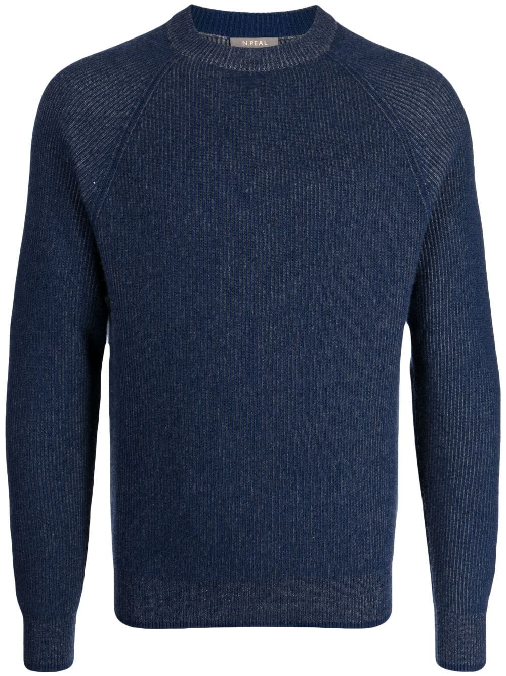 N.Peal Gerippter Kaschmirpullover - Blau von N.Peal