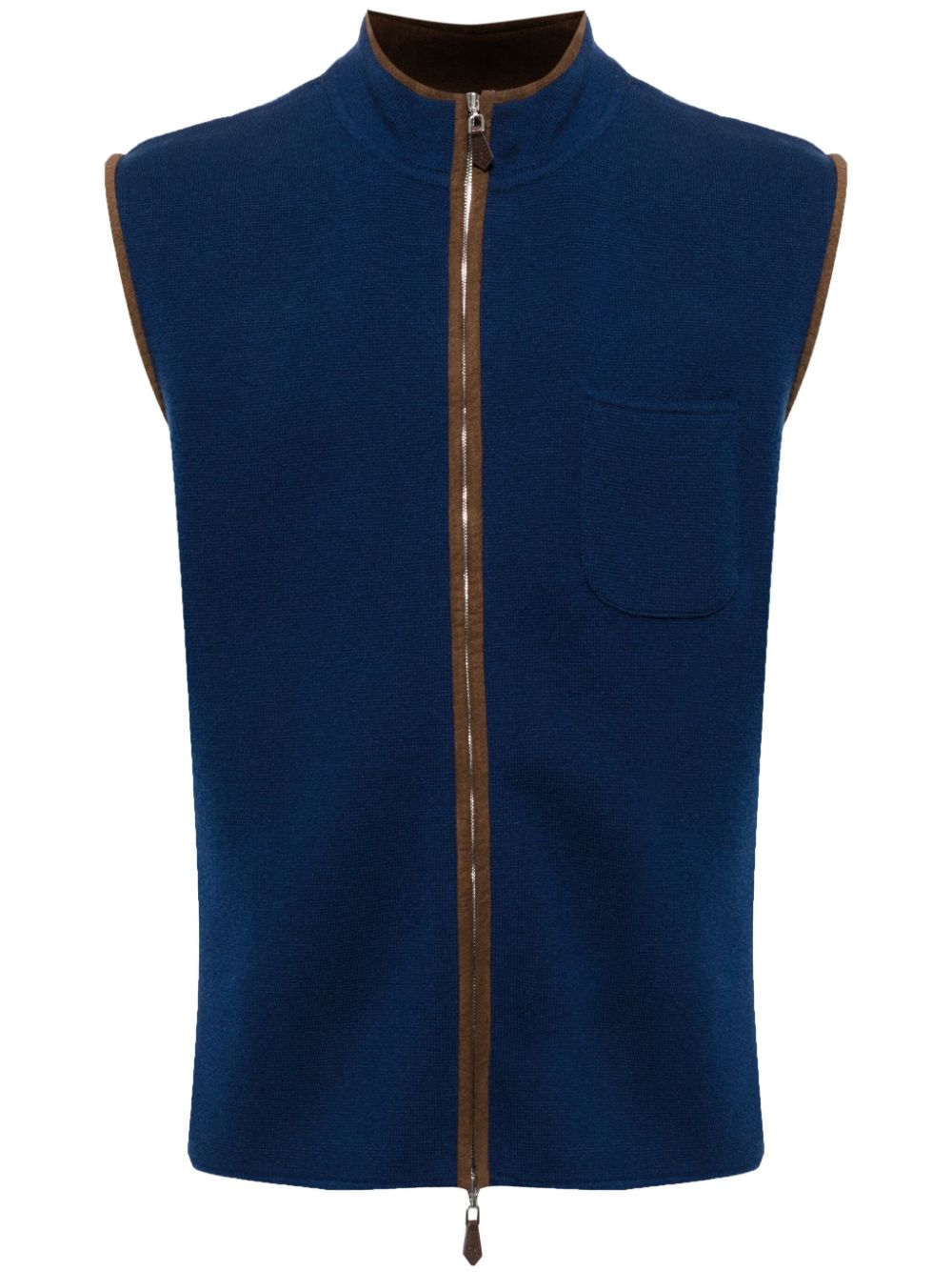 N.Peal Gerippter Kensington Cardigan - Blau von N.Peal