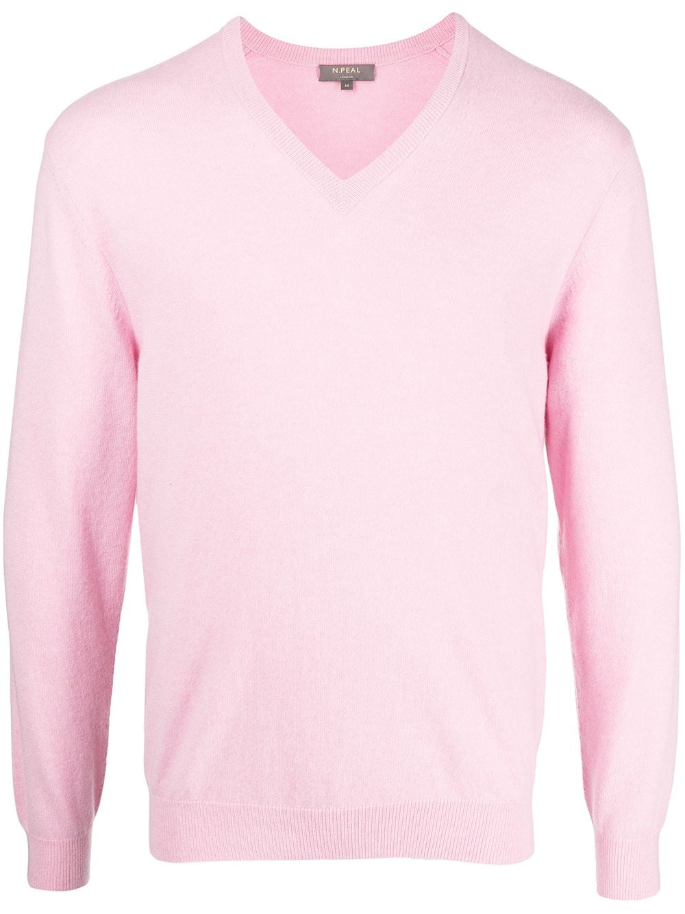 N.Peal Kaschmirpullover mit V-Ausschnitt - Rosa von N.Peal