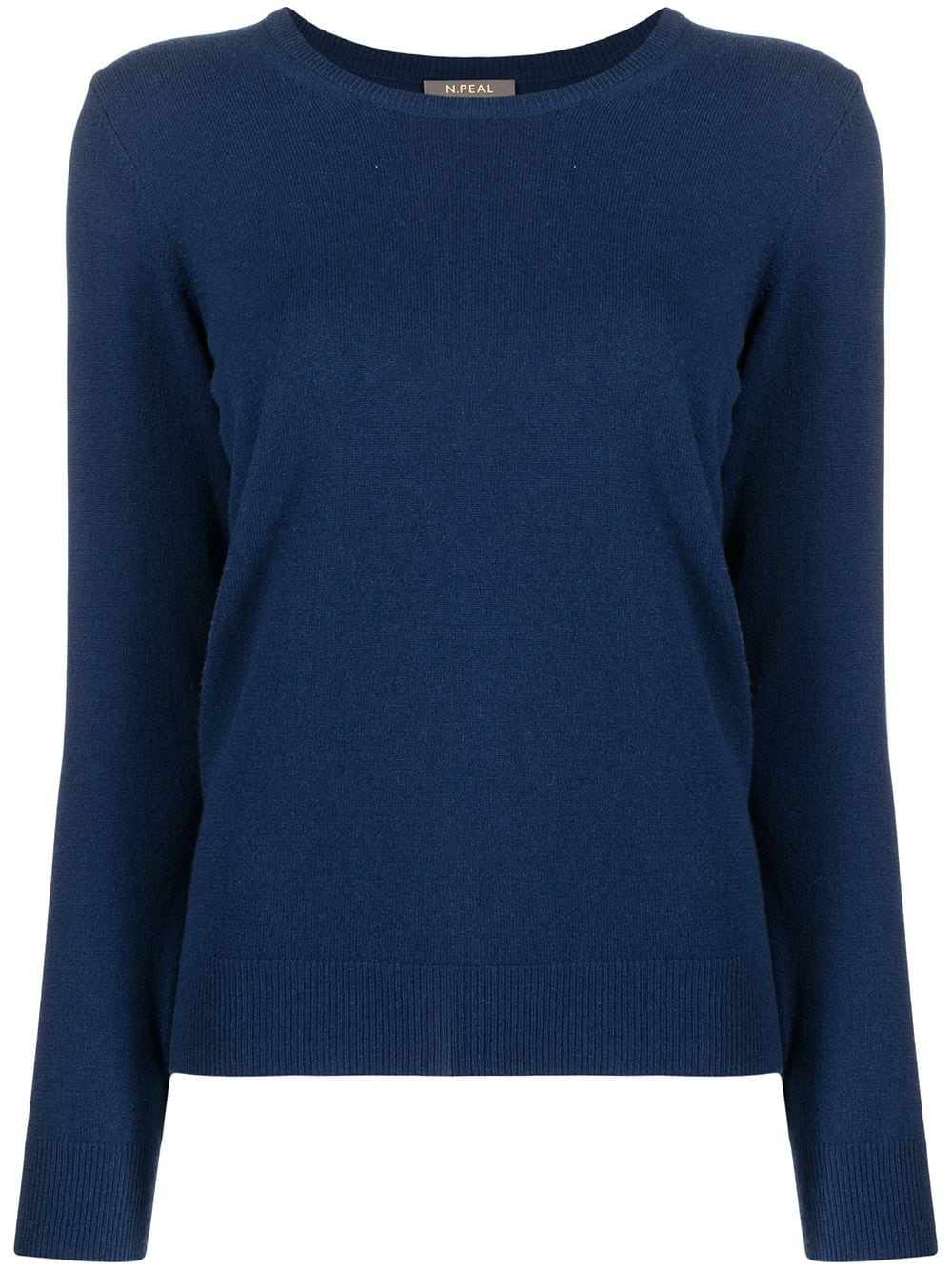 N.Peal Klassischer Kaschmirpullover - Blau von N.Peal