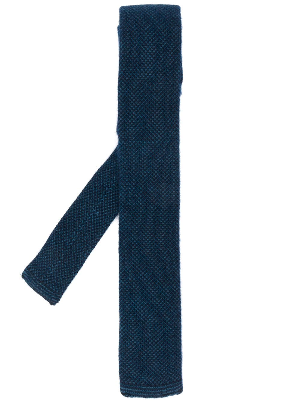 N.Peal Krawatte mit Birdseye-Muster - Blau von N.Peal