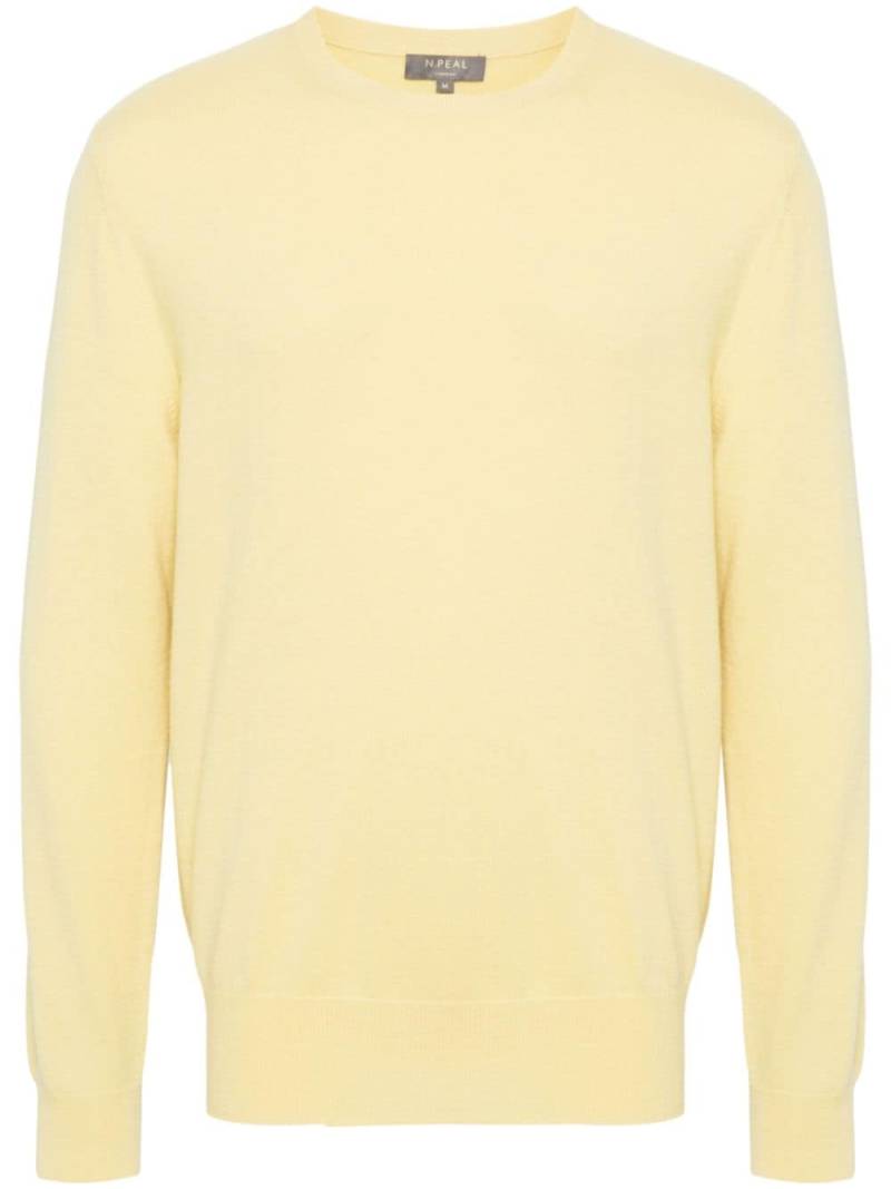 N.Peal Oxford Pullover aus Bio-Kaschmir - Gelb von N.Peal