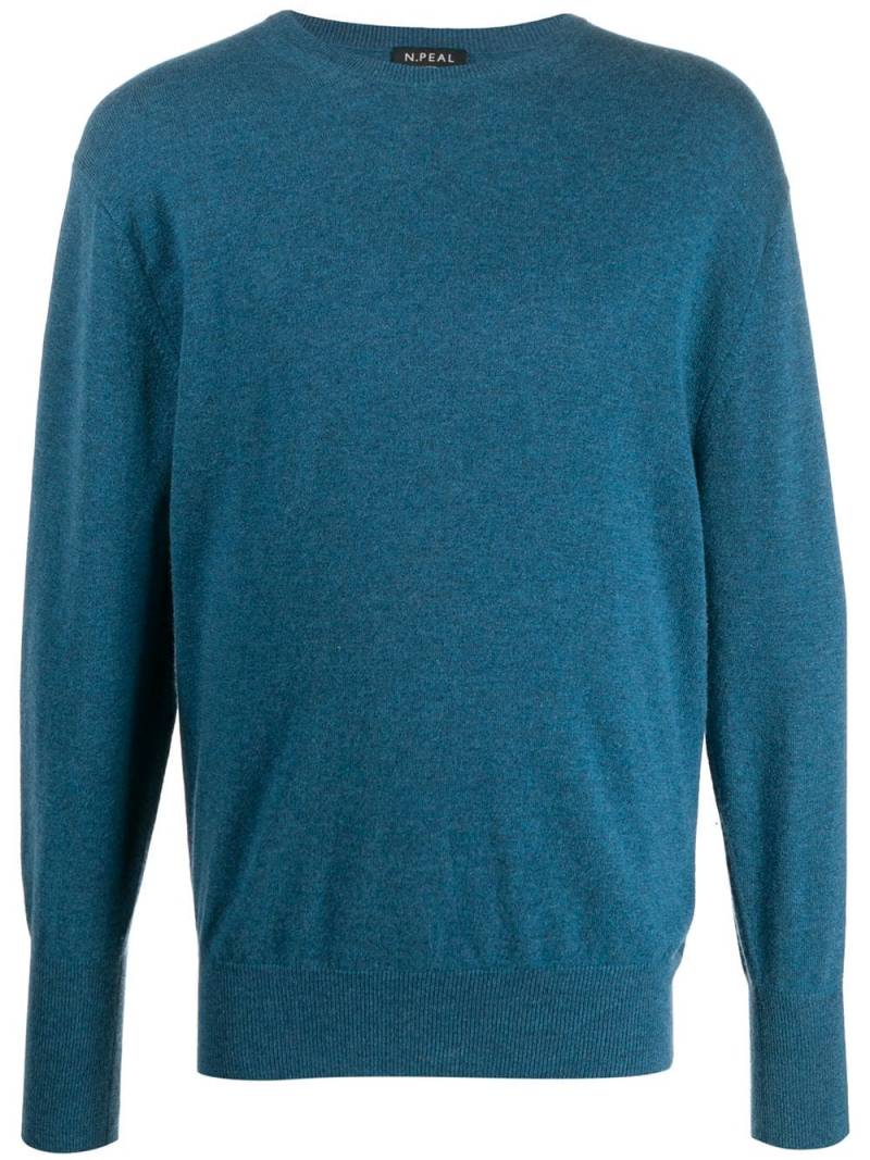 N.Peal Pullover mit Rundhalsausschnitt - Blau von N.Peal