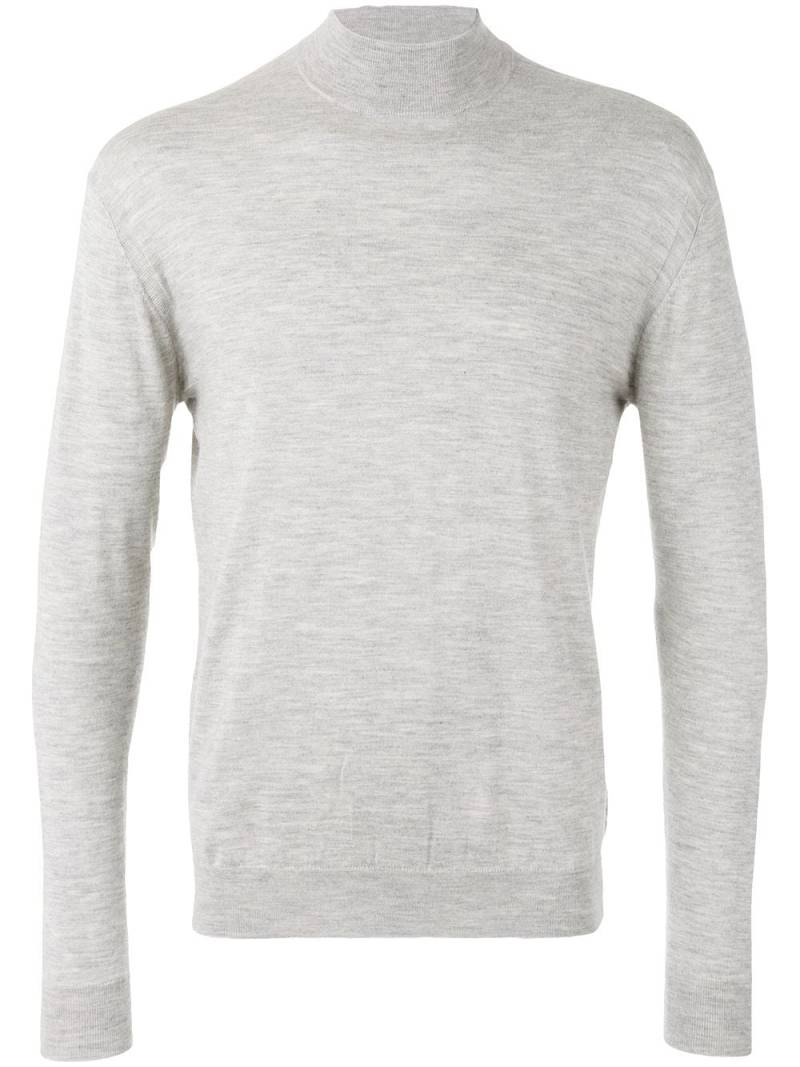 N.Peal Pullover mit Stehkragen - Grau von N.Peal