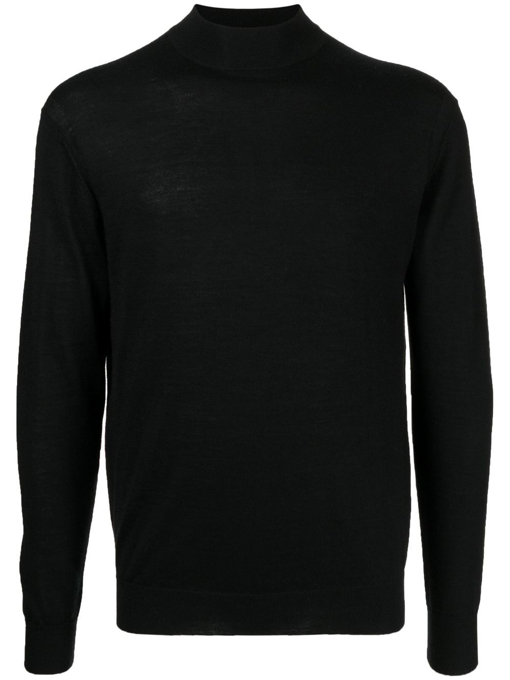 N.Peal Pullover mit Stehkragen - Schwarz von N.Peal