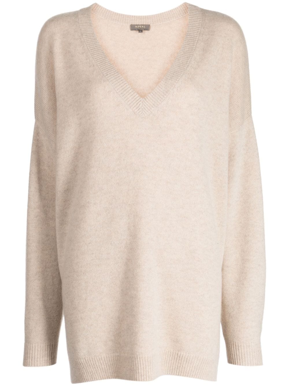 N.Peal Pullover mit V-Ausschnitt - Nude von N.Peal