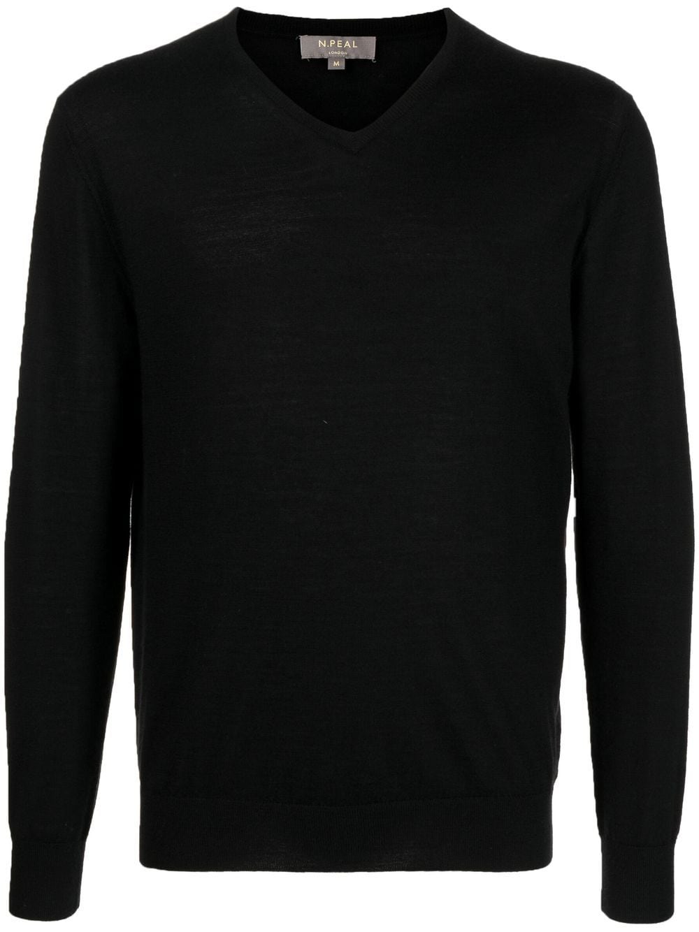 N.Peal Pullover mit V-Ausschnitt - Schwarz von N.Peal