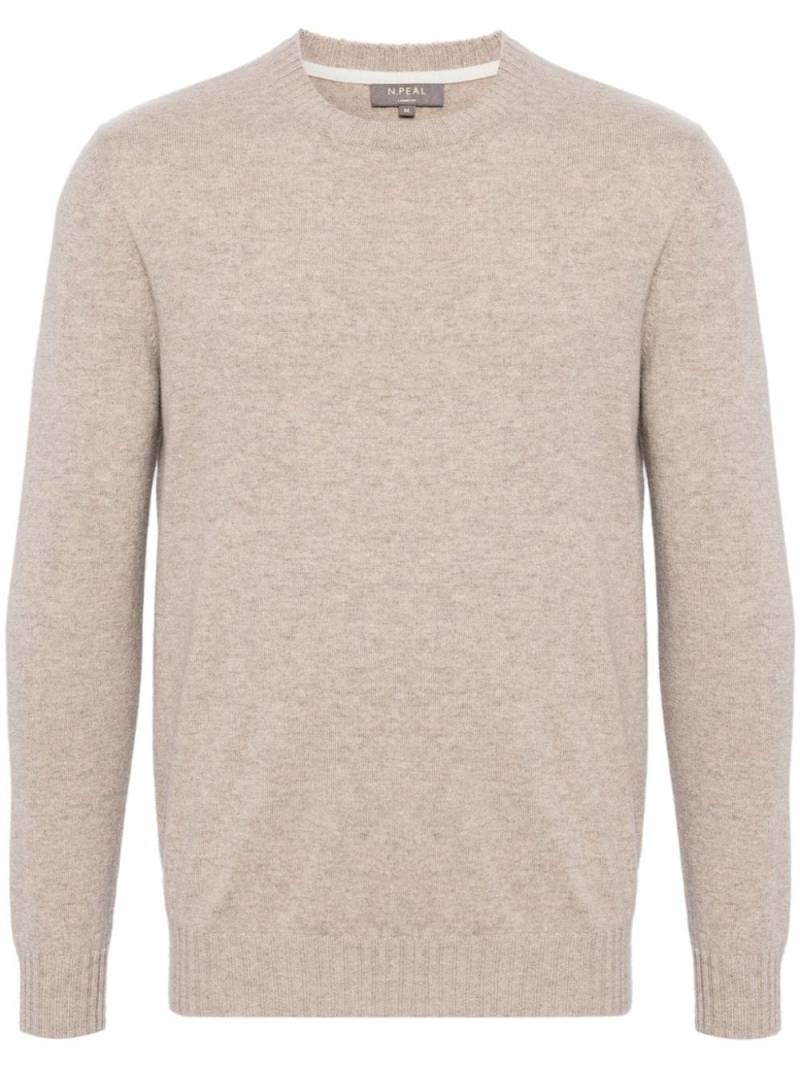 N.Peal Shoreditch Pullover aus Bio-Kaschmir - Nude von N.Peal