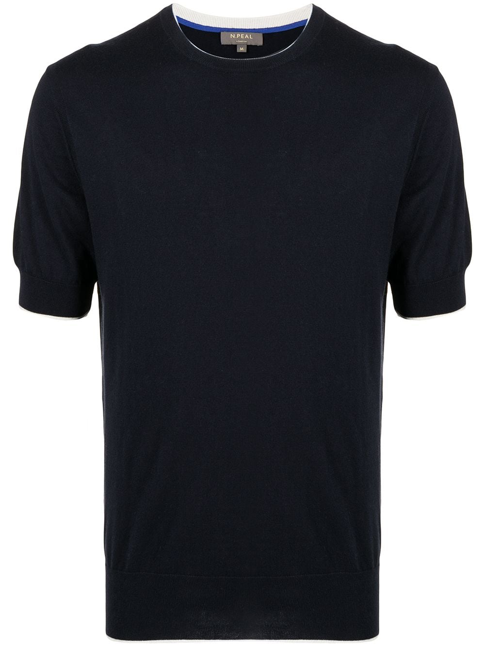 N.Peal T-Shirt mit Rundhalsausschnitt - Blau von N.Peal