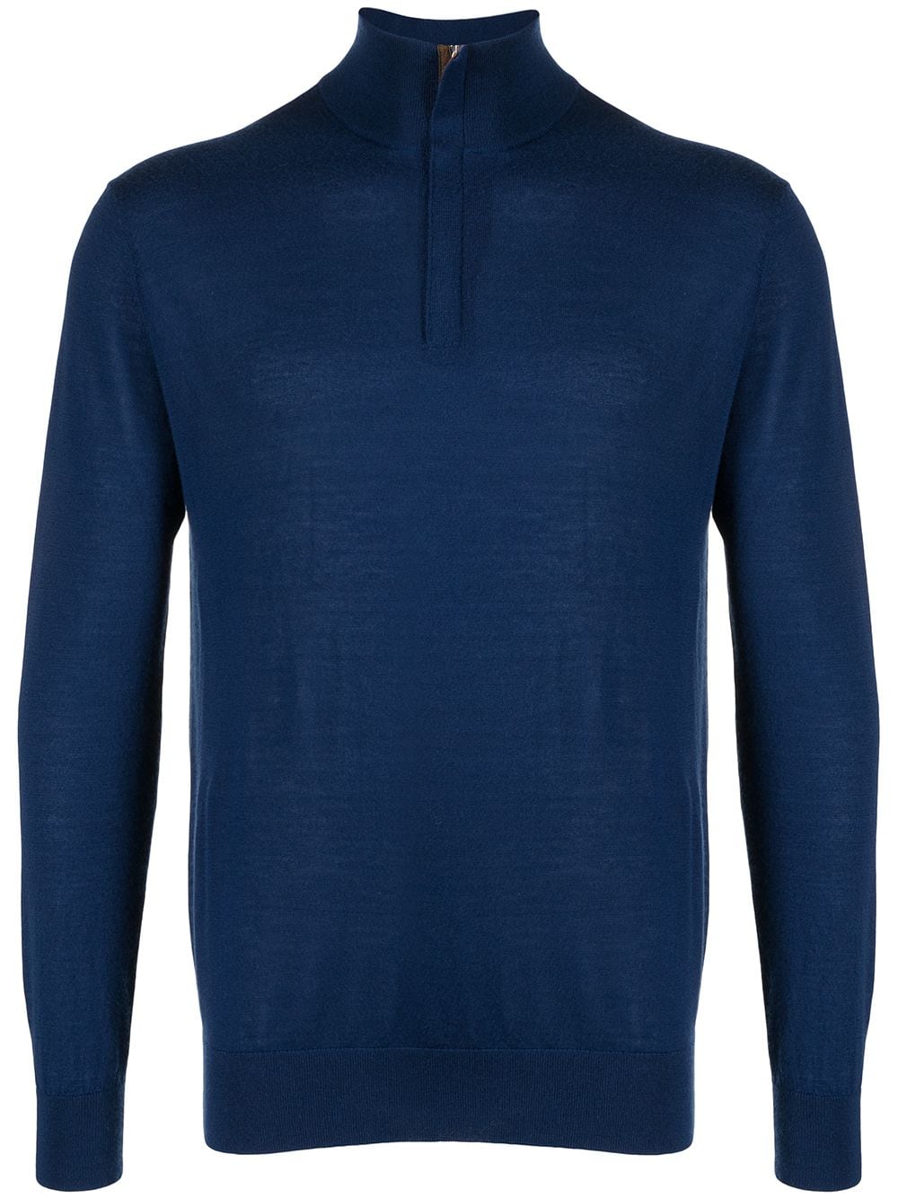 N.Peal The Regent Pullover mit Reißverschluss - Blau von N.Peal