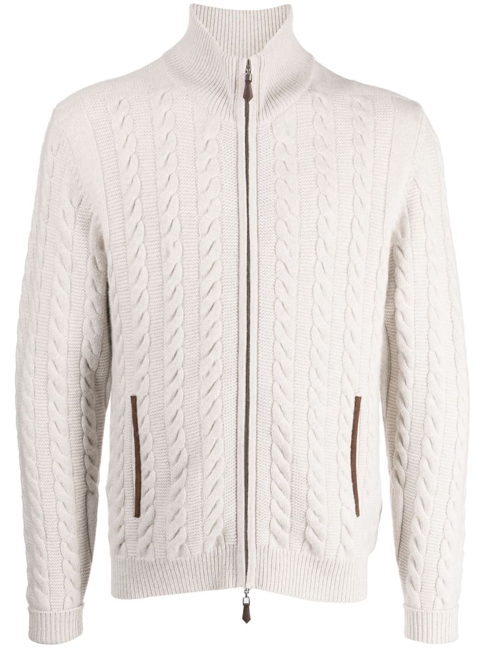 N.Peal The Richmond Cardigan aus Kaschmir - Grau von N.Peal