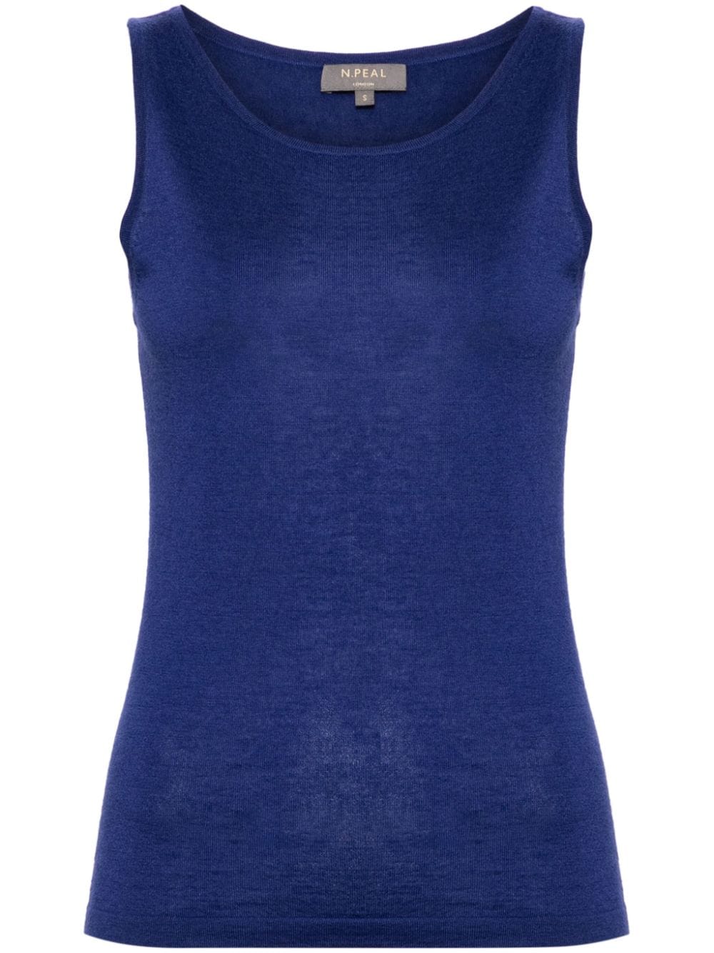 N.Peal Trägershirt mit U-Ausschnitt - Blau von N.Peal